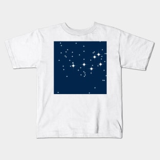 Mid Century Modern Starry Night Kids T-Shirt